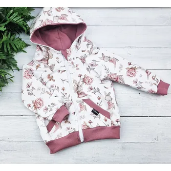 Dívčí mikina Kulišárny Mikina zipper BUNNY VELIKOST: 110