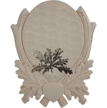 Dřevo Novák Podložka pod trofej č.213 - přírodní bez povrchové úpravy + okrasné plechové krytí zbraní