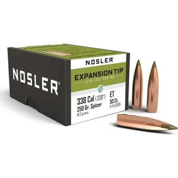 Příslušenství pro sportovní střelbu Střela Nosler EXPANSION E-Tip 338 Cal., 250gr.