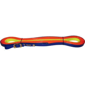Vodítko pro psa Vodítko NIGGELOH - Track, vodící odolné, Biothane, 12m, oranžovo-žluto-modré (1411 00022)