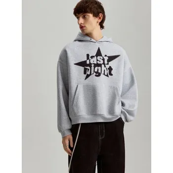 Pánská mikina Mikina s kapucí - L - House - šedá - 882ED-85M