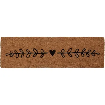 Rohožka Kokosová rohožka se srdíčkem - 75*22*2 cm