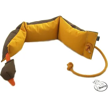 tréninková pomůcka pro psa Bracco Duck Dummy pro výuku úchopu pernaté zvěře 1200 g- s peřím nebo bez. Varianta: Bracco Duck Dummy pro výuku úchopu pernaté zvěře 1200 g- s peřím.