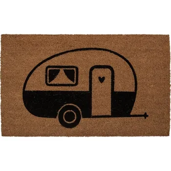 Rohožka Kokosová rohožka s karavanem - 75*45*1 cm