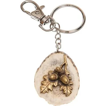 Zubíček Dubová větvička (parohová klíčenka)