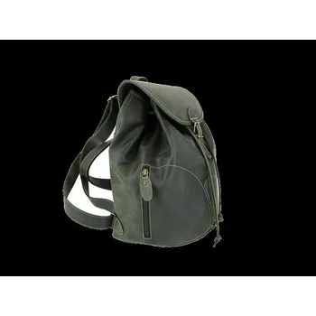 turistický batoh Artipel Batoh Artipel, 25x30x17, materiál: kůže, barva zelená