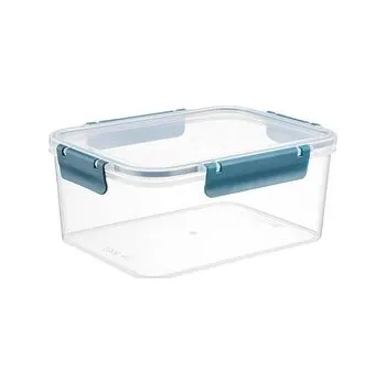 Dóza na potraviny PLASTOVÁ NÁDOBA NA UCHOVÁVÁNÍ POTRAVIN OBDELNÍKOVÁ CLIP GUARD 2,85L MODRÁ