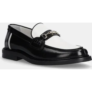 Dámské mokasíny Kožené mokasíny Filling Pieces Loafer Polido černá barva, na plochém podpatku 44233192024 99X, EUR 38