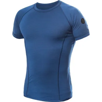 Pánské termotriko s krátkým rukávem Sensor Merino Wool Air tmavě modrá XXL