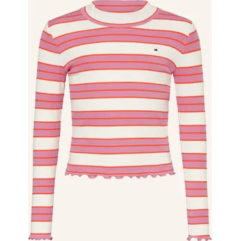 Tommy Hilfiger Dívčí Tričko S Dlouhým Rukávem, růžová /...
