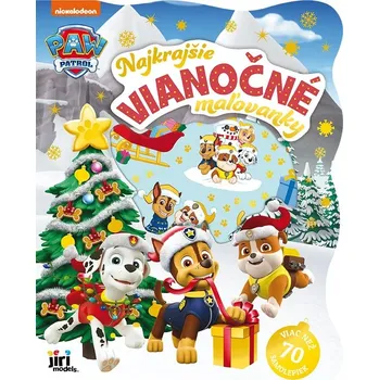 Bystrá hlava Najkrajšie vianočné omaľovánky so samolepkami Tlapková patrola