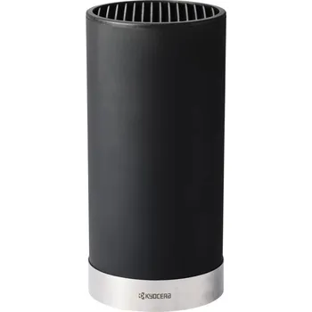 Stojan na nože Kyocera kulatý blok na nože pro 6–8 nožů Soft Touch černý Blok na nože, kulatý, pro 6–8 nožů, Soft Touch plast, černý KB-RD BK