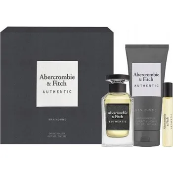 Pánský parfém Abercrombie & Fitch Authentic Man - EDT 100 ml + sprchový gel 200 ml + EDT 15 ml + 2 měsíce na vrácení zboží