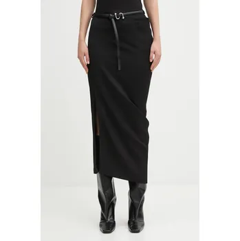 Dámská sukně Sukně Sportmax PONTIDA černá barva, midi, 2522106041600, 38, 99X