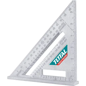 Úhloměr TOTAL TMT61201 Úhloměr, měřítko v palcích, 180x180mm