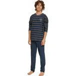 Taro Chlapecké pyžamo Harry modré s pruhy