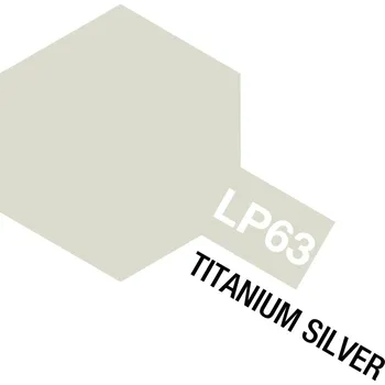Modelářství Tamiya LP-63 Titanium Silver/Stříbrná t.