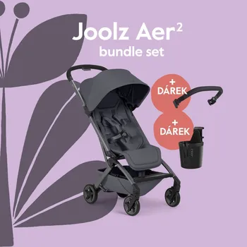 Kočárek Joolz Joolz Aer2 kočárek BUNDLE SET | Stone grey