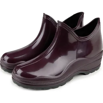 Dámské holínky Vlnka Dámské nízké holínky s vlněnou stélkou bordó velikost obuv dospělí 38