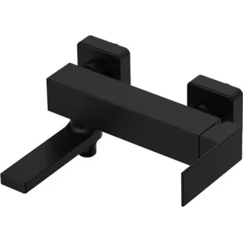 Vodovodní baterie Vanová baterie SAT Vision bez sprchového setu 150 mm černá matná SATBSVI222C