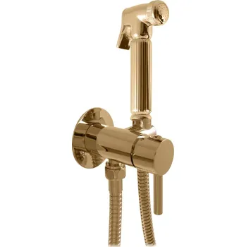 Bidetová baterie RAV SLEZÁK Seina s bidetovou sprškou zlatá SE843/1Z