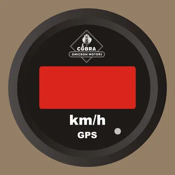 Rychloměr GPS km/h černá/černá 85mm sada