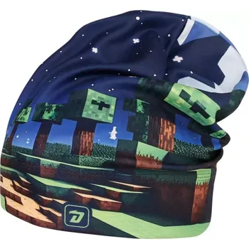 Čepice Flísová čepice Dráče Yetti - vzor 63 - modrá - herní svět