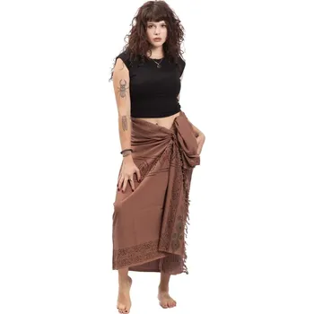 Šátek Sarong TARANG hnědý III.