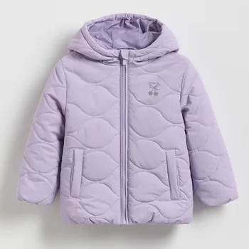 Dívčí bunda Reserved - Prošívaná bunda s kapucí - orchidejová - 183EX-40X - 183EX-40X-92