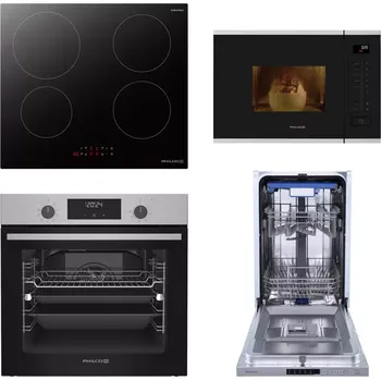 Set domácích spotřebičů Philco POB 769 AX + PHD 640 EPB + PD 1045 DBIT + PMD 2012 BiX
