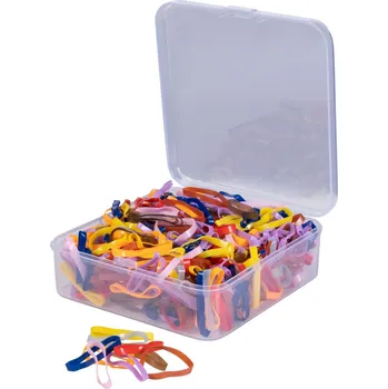 HKM Gumičky do hřívy Soft Colour HKM, 40 g, multicolor