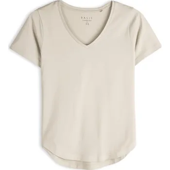 GATE Základní bavlněné tričko s výstřihem do V 42 625-0387/225