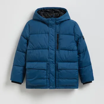 Reserved - Zateplená vatovaná vesta - ocelově modrá - PL178-95X - PL178-95X-128