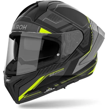 Helma na motorku MATRYX ROCKET MXRK31 - žlutá integrální moto helma Airoh - L