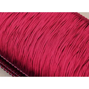 Dámský kostýmek EU Třásně neelastické BURGUNDY délka 30 cm