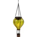 Závěsný létající balón žlutý 37 cm, solár