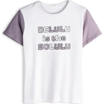 Dámské oblečení GATE Bavlněné tričko s potiskem 36 625-0970/803