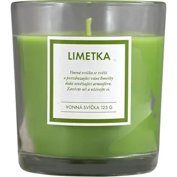 Svíčka Q-Home vonná svíčka 125 g Limetka
