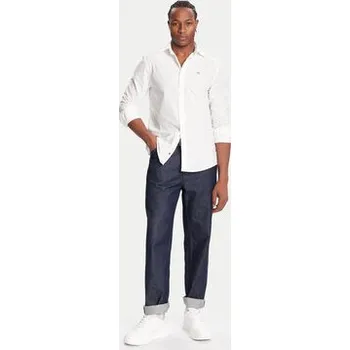 Pánská košile Tommy Jeans Košile DM0DM22026 Bílá Regular Fit XL