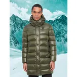 Pánský kabát Blauer USA Carver Verde Bosco interno Beige