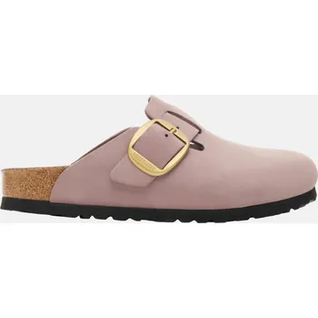 Dámské pantofle Birkenstock Fialové regular nazouváky Boston Big Buckle Nubuk Leather 38