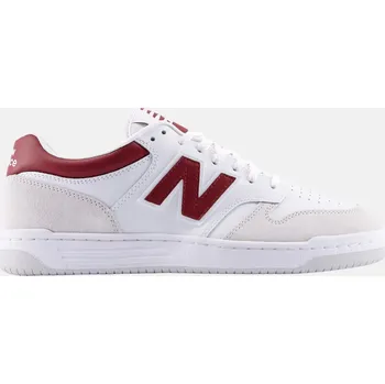 Dámská obuv Unisex bílo-červené volnočasové tenisky New Balance BB480L 44