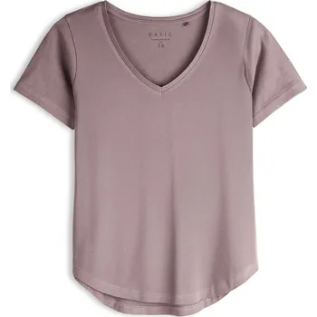 Dámské oblečení GATE Základní bavlněné tričko s výstřihem do V 36 625-0387/6738