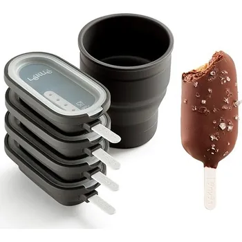 Lékué Klasické krémové formy na zmrzlinu - sada 4 kusů