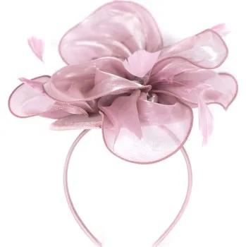 Čepice Elegantní fascinátor - růžová