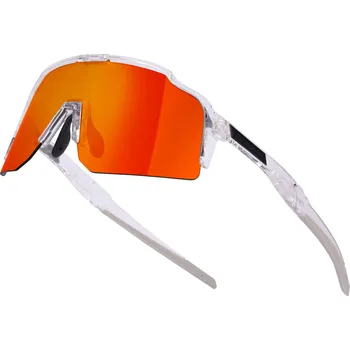 Sluneční brýle Brýle FORCE STRIVE transparentní, červené zrc. sklo