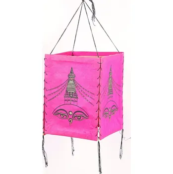 Party dekorace Lampion stúpa a Buddhovy oči - různé barvy Barva: Růžová