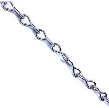 Řetěz POSAMO Řetěz hodinářský D poniklovaný 1,6mm D16/1,6/01 1,6mm