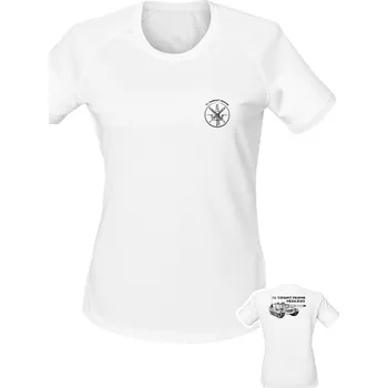 Dámské tričko Dámské funkční tričko 73. tankový prapor - LEOPARD 2A4 - bílá