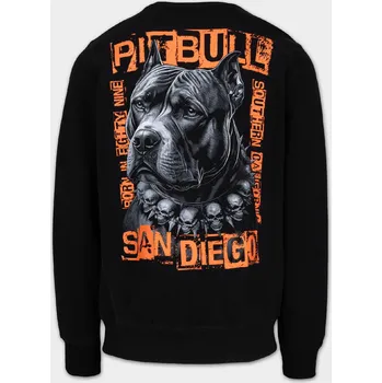 Pánská mikina PitBull West Coast Pánská mikina BLACKY crewneck - černá - PWC_CREWBLACKY_BLK Velikosti: XL